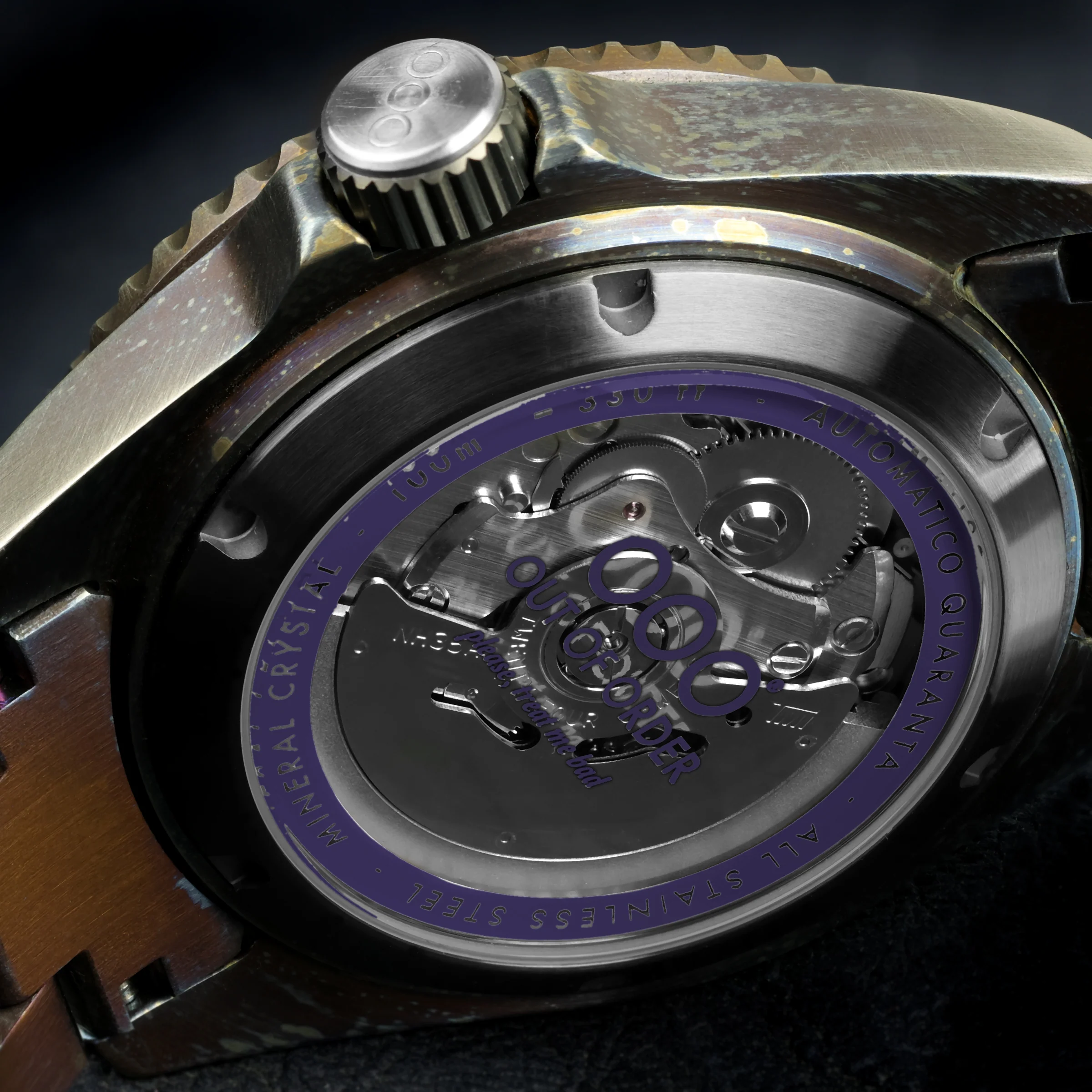 INDIGO AUTOMATICO QUARANTA - ULTRA DISTRESSED - Image 5