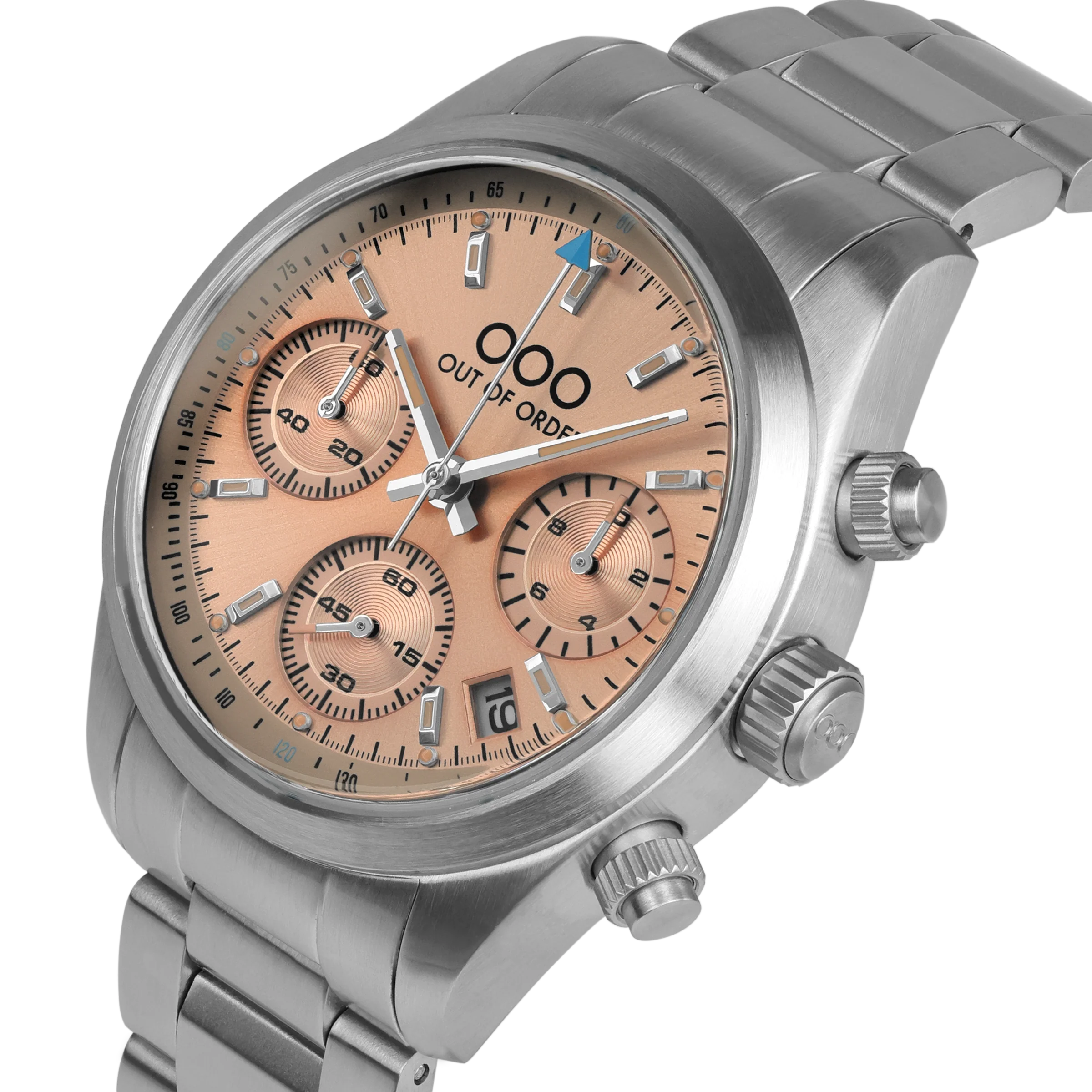 PEACH SPORTY CRONOGRAFO - STAINLESS STEEL ULTRA BRUSHED - Image 4